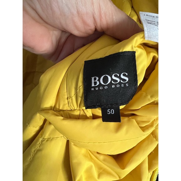 BOSS HUGO BOSS reversible puffer men’s knitted jacket - Picture 5 of 12